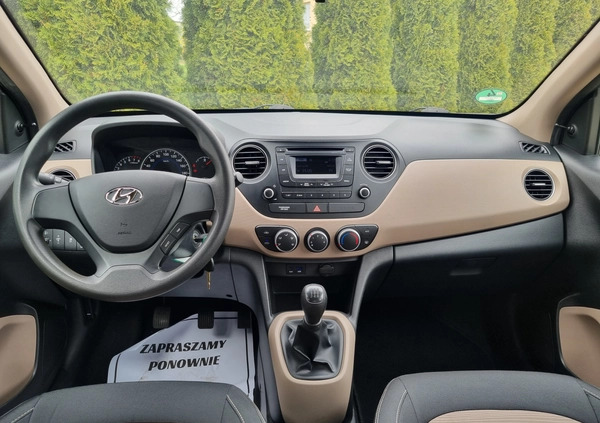 Hyundai i10 cena 23999 przebieg: 100864, rok produkcji 2015 z Drohiczyn małe 154